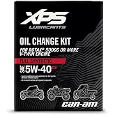 Can-am BRP XPS 4T 5W-40 Full Synthetic Oil Change Kit For Rotax 500 Cc Or More V-Twin Engine, 9779488