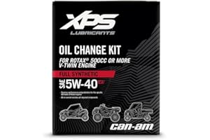 Can-am BRP XPS 4T 5W-40 Full Synthetic Oil Change Kit For Rotax 500 Cc Or More V-Twin Engine, 9779488