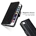SHANSHUI Wallet Case Compatible with iPhone 6/6s/7/8 and iPhone SE(2020), Premium PU Leather RFID Blocking Magnetic Detachable Folio Flip Cover Card Slot Cash Pocket -Black 4.7''