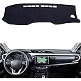 Car Dashboard Cover Dash Mat For Toyota Hilux SR5 4x4 REVO Hi-Rider 2015-2019 For Toyota Fortuner 2016+