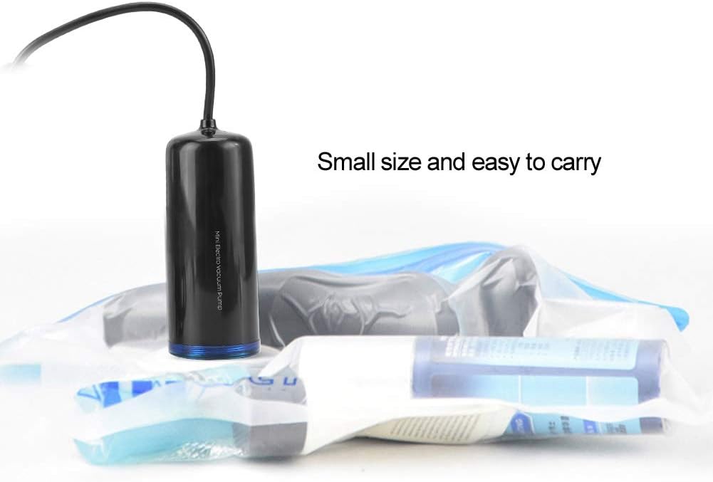 Portable Electric Vacuum Pump, Vacuum Storage Bags Reusable Automatic Multifunctional Vacuum Pump for Travel Clothing - Image 5