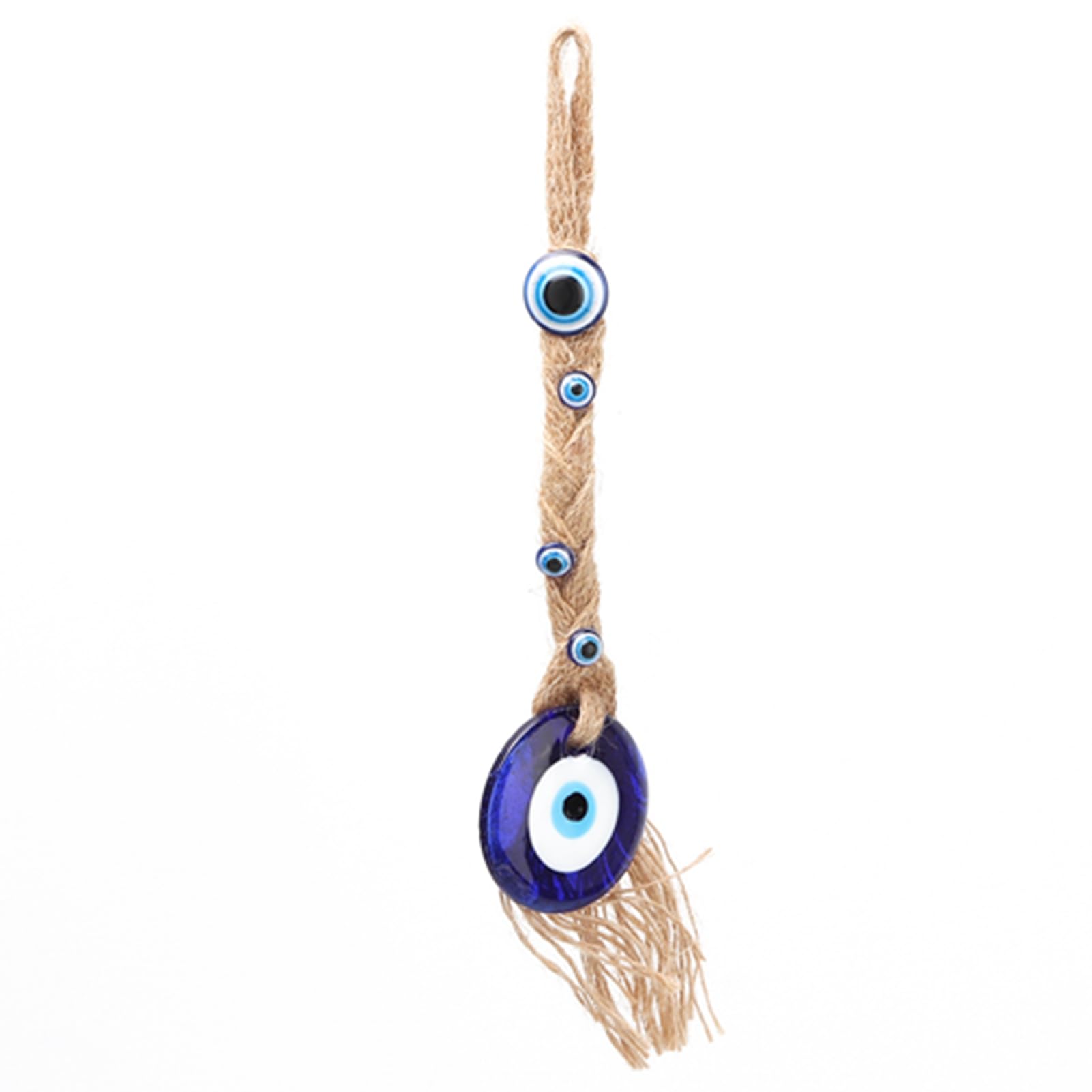 Hztyyier Lucky Evil Eye Amulet Turkish Glass Amulet Blue Evil Eye Blessing Charm Wall Hanging Home Pendant Ornaments