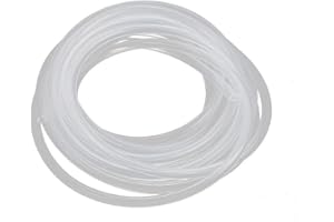 Yesallwas Silicone Tube 1/8" (3mm) ID x 3/16" (5mm) OD 3m / 10ft Clear Flexible Silicone Rubber Tubing Water Air Hose Pipe Tr