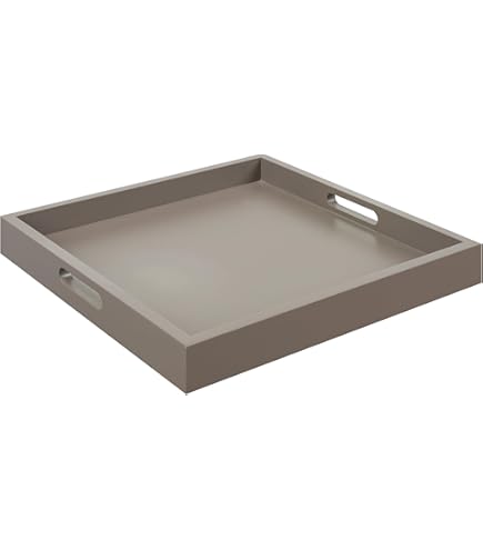 Amazon.com: MAONAME Decorative Tray, Gray Serving Tray with