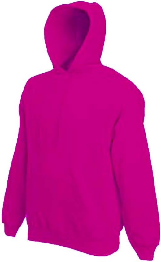 Mens Classic Hooded Hoodie Sweatshirts Size XS to 4XL - SPORTS WORK LEISURE (3XL - XXXL, Hot Pink)