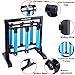 PLUSINNO Fishing Rod Rack, Metal Aluminum Alloy Fishing Rod Stand Organizer, Hold Up to 6 Rods, Fishing Rod Storage Holder for All Type Fishing Pole Gear Garage