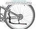 Lumintrail Rear Mount Bicycle Kickstand Adjustable Aluminum Alloy Bike Stand fits 24