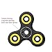 NEW 2017 POKKOP DIRT RESISTANT EDC Tri-Spinner Fidget Toy Smooth Surface Finish Ultra Durable Non-3D printed (yellow)