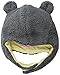 Magnificent Baby Baby Boys' Magnetic Smart Little Bear Fleece HAT, Ash/Lemon, 6-12 Months