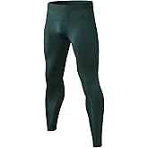 WRAGCFM Men's Compression Pants Cool Dry Athletic Workout Leggings Sports Running Active Tights Base Layer