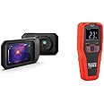 FLIR C3-X Compact Thermal Camera, Inspection Tool & Klein Tools ET140 Pinless Moisture Meter for Non-Destructive Moisture Detection in Drywall, Wood, and Masonry; Detects up to 3/4-Inch Below Surface