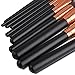Makeup Brushes, VANDER LIFE Professional Travel Rose Gold Makeup Brush Set 11Pcs with Case Organizer Crocodile Skin