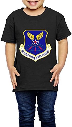Air Force Global Strike Command 100% Cotton Short Sleeve T-shirts For Unisex Childrens/Kids (2-6 Years)