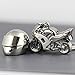 maycom Creative Fashion Romantic Couple Keychain Key Chain Ring Keyring Key Fob for Valentine's Day Gift (Helmet & Motorcycle)