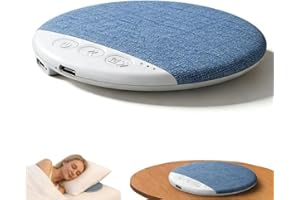 Bluetooth Pillow Speaker for Sleeping, Mini Portable Under Pillow Speaker with White Noise Timer & Auto-Off, Wireless Sleep A