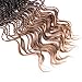 DAIRESS (6 Packs) 14Inch 35strands Wavy Senegalese Twist Crochet Hair Braids Wavy Ends Free Synthetic Hair Extensions Curly Crochet Twist Braiding Hair (#27)