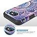 TJS Samsung Galaxy J3 Emerge/J3 Prime/Amp Prime 2/Express Prime 2/Sol 2/J3 Mission/J3 Luna Pro/J3 Eclipse Case, With [Tempered Glass Screen Protector] Hybrid Shockproof Phone Case Armor (Mandala)