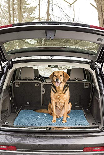 Dog Gone Smart Pet Products Dirty Dog Doormat, Large, Black Hue W/Light Grey