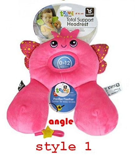 Benbat Travel Friends Baby Total Support Headrest Cartoon Animal