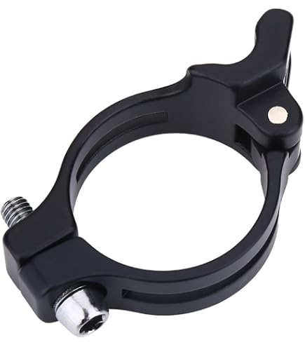 Adaptateur Campagnolo Pour Dérailleur Avant 32 Mm – Montage Sur Brasé, Vélo Route Noir
