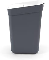 Curver 100% Recycled 30L Kitchen Lift Top Bin Dark Grey Lid view 2