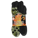 Hot Feet Boy's 2 Pairs Heavy Thermal Socks - Thick