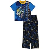 Marvel Boys' 2-Piece Loose-fit Superhero Matching Pajamas Set, Soft & Cute for Kids