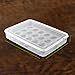 Eslite Covered Egg Holder,Eggs Dispencer for 24 Eggs - Clear