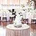 SoarDream Sequin Tablecloth Champagne Blush 50 inch Round Elegant Table Overlay