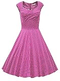 MUXXN Women's Elegant Sweetheart Neckline Fit and Flare Cocktail Dress