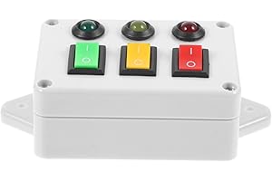 DECHOUS Educational Busy Board with Three Light Switch DIY Kit for Interactive Montessori for Developing