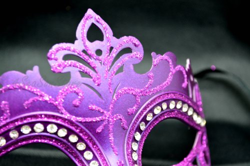 New Purple Classic Mask Mardi Gras Venetian Halloween Ball Prom Masquerade Mask