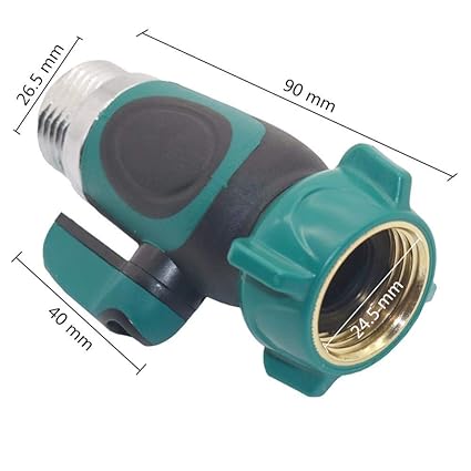 Generic 1 Way Garden Hose Shut Off Valve G3 4 Inch Connect Outside
