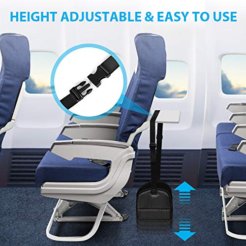 Airplane Footrest Travel Foot Rest (Thickened Memory Foam), Airplane