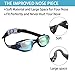 POY Swim Goggles, No Leaking Anti Fog UV Protection Swimming Goggles for Men Women Adult Youth Kids (Over 6 Years Old) with Free Protection Case