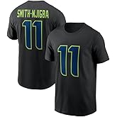 Jaxon Smith-Njigba #11 Seattle Football T-Shirt Cotton Jersey