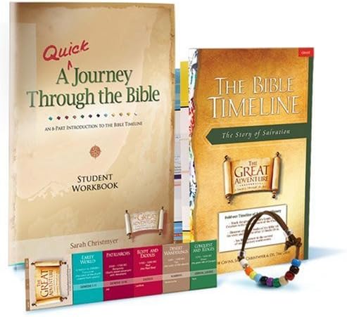 A Quick Journey Through the Bible Student Pack: An 8-Part Introduction to the Bible Timeline [With Memory Bead Wristband and Student Workbook and Fu (Great Adventure) Paperback – 1 Aug. 2007