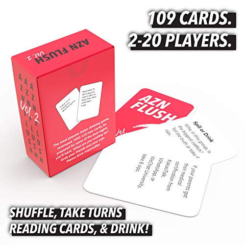 AZN FLUSH Game The OG Pack Relatable Funny Card Game for Asian