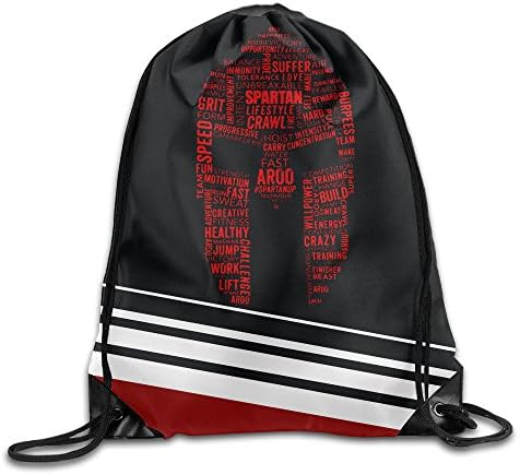 RALEND Spartan TRIFECTA Drawstring Backpack Sack Bag