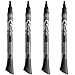 Quartet Dry Erase Markers, Whiteboard Markers, Fine Tip, EnduraGlide, BOLD COLOR, Black, 4 Pack (5001-16MA)