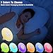 Vansky Sunrise Wake Up Light, Digital Alarm Clock Multi-Colorful Night Light Bedside Lamp with Nature Sounds, FM Radio, Brightness Adjustable- Touch Control