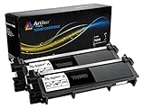 Arthur Imaging Compatible Replacement Combo Set for Brother TN630 TN660 (2 High Yield Black Toner Cartridge, 2-Pack)
