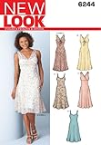 New Look Sewing Pattern 6244 Misses Dresses, Size A (8-10-12-14-16-18)