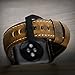iStrap Handmade Asso Padded Leather Black PVD Clasp Watch Bands Strap For Apple Watch 42mm 38mm (Three Color Can Choose)