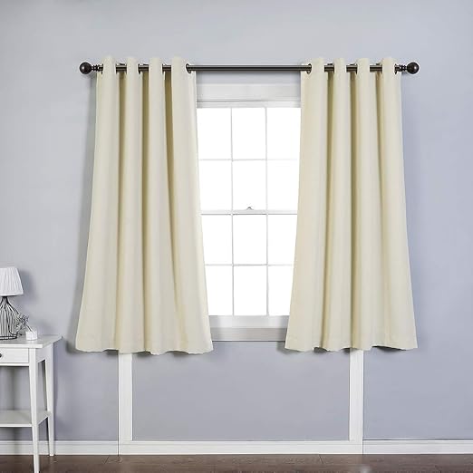 Amazon Com Mysky Home Solid Grommet Top Thermal Insulated Window