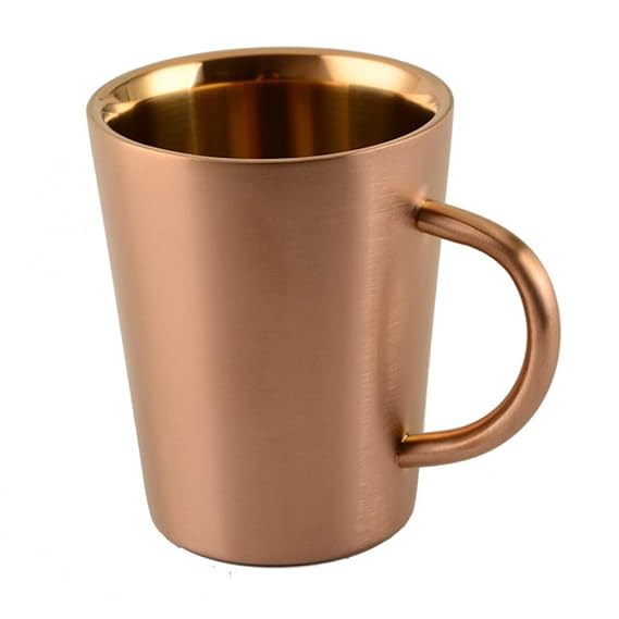 Berrose-Doppelschicht-Edelstahl-Schale, die Saft-Bierglas-Teil-Reise-Werkzeug trinkt Thermobecher Doppelwandige Trinkflasche 