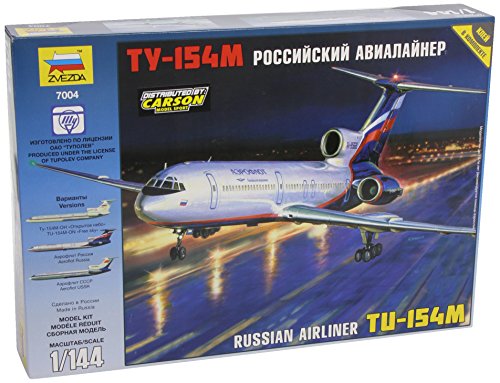 1:144 Russian Airliner Tu-154m Model Plane Kit