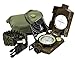 Northies Combo Pack Military Lensatic Sighting Compass and Paracord Survival Bracelet, Fire Starter, Whistle, Aluminum Alloy, Waterproof, Carrying Bag, Tactical Outdoor Gear for Camping and Hiking