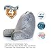 XL Reading Pillow for All Ages Machine Washable Velvet Cover Soft, Breathable, for Sitting, Reading, TV, Laptop Use Shredded Foam Backrest Pillow with Arms by YesIndeed, 2 Colors