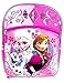 Disney Frozen Pink Anna, Elsa & Olaf Flowers Backpack